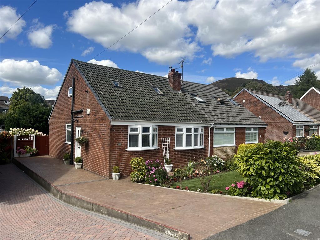 4 bed semi-detached bungalow for sale in Buckton Vale Road, Carrbrook, Stalybridge SK15, £250,000