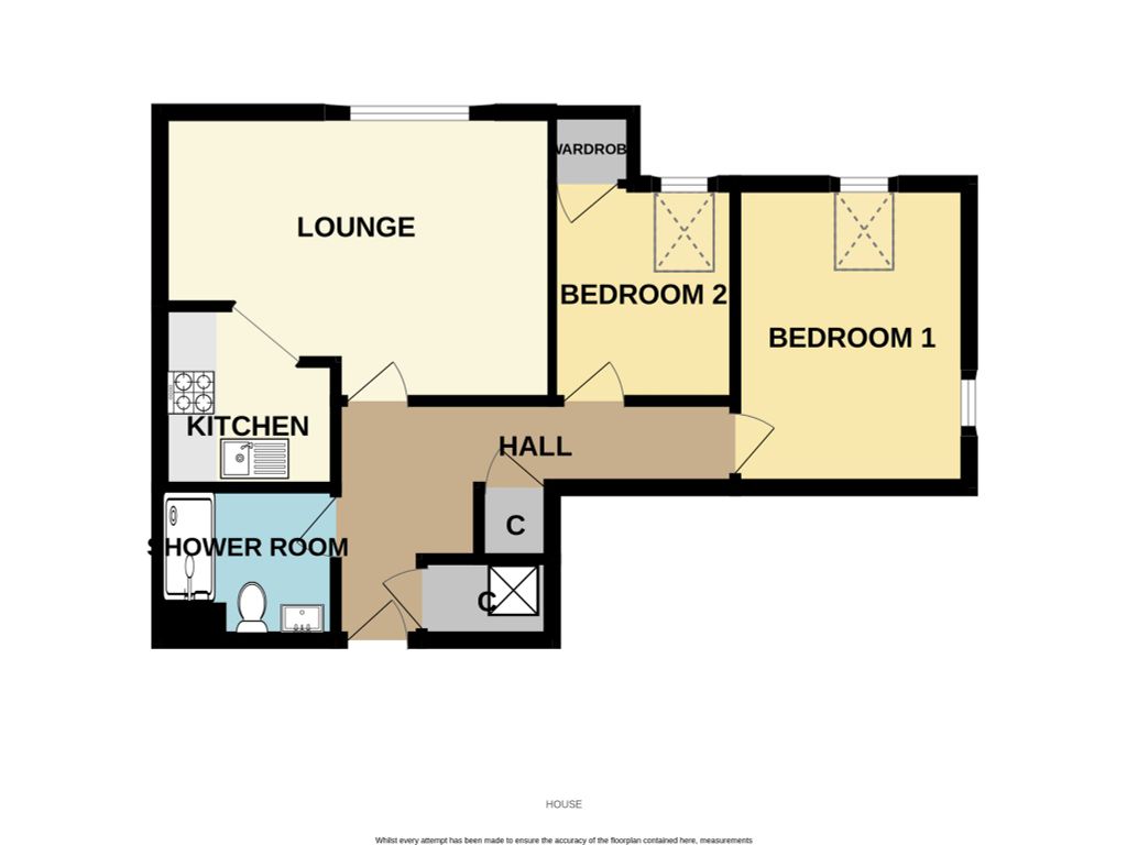 2 bed property for sale in Union Court, Chester Le Street DH3, £72,500
