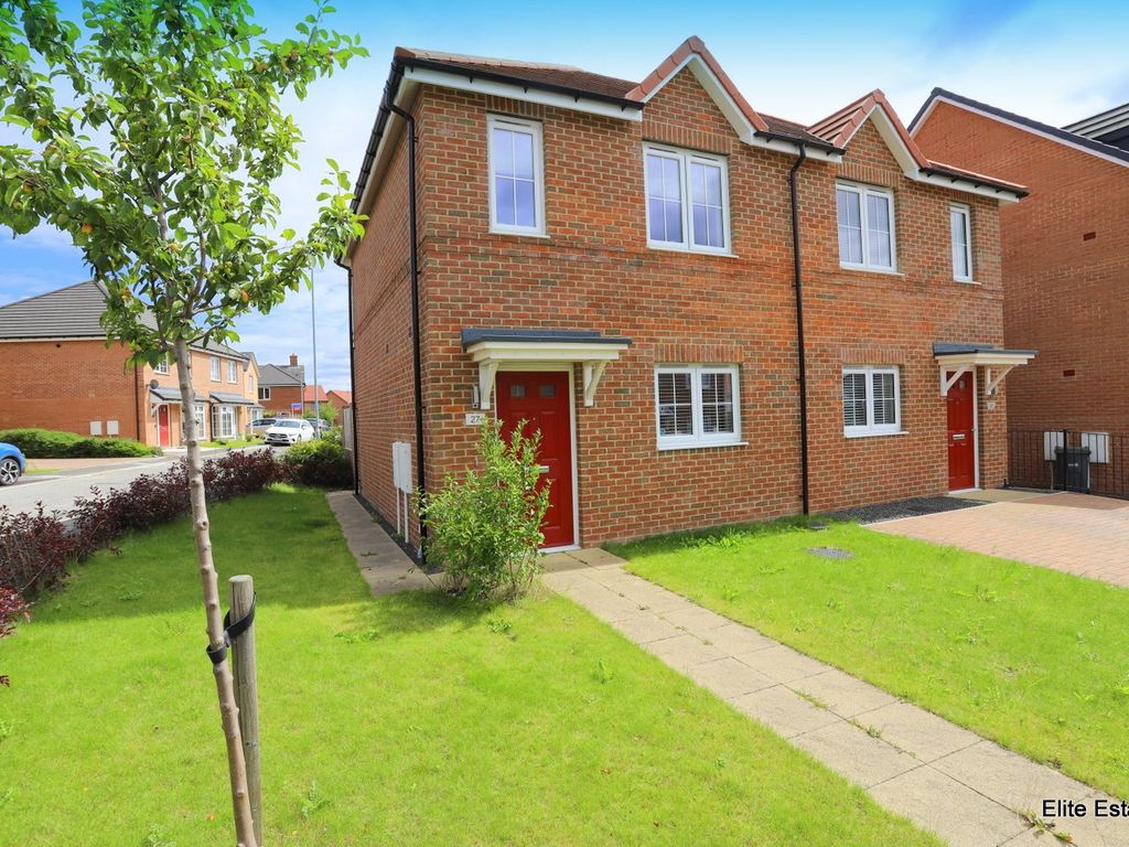 2 bed semi-detached house for sale in Nable Hill Close, Chilton, Ferryhill DL17, £134,950