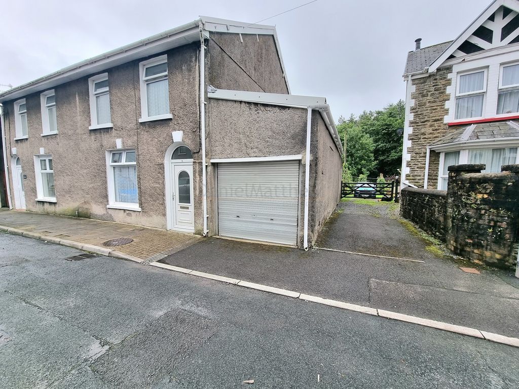 3 bed semi-detached house for sale in Dunraven Street, Aberkenfig, Bridgend, Bridgend County. CF32, £194,950
