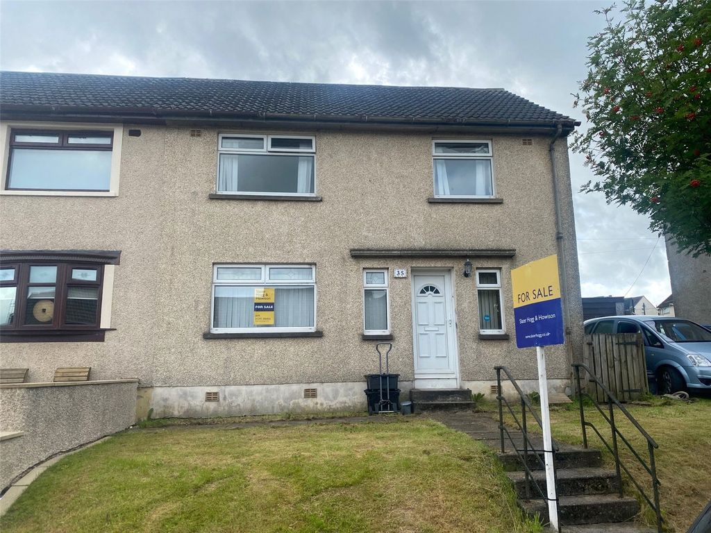 3 bed semi-detached house for sale in Lanehead Terrace, New Cumnock, Cumnock, East Ayrshire KA18, £50,000
