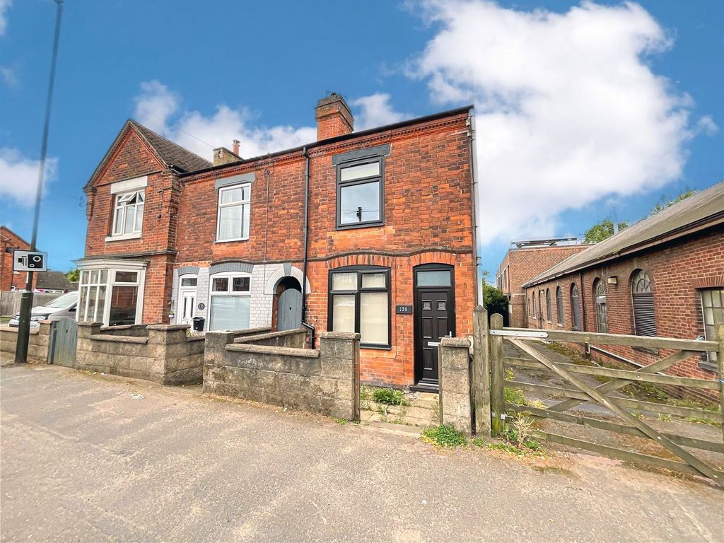 2 bed end terrace house for sale in Swadlincote Road, Woodville, Swadlincote, Derbyshire DE11, £130,000