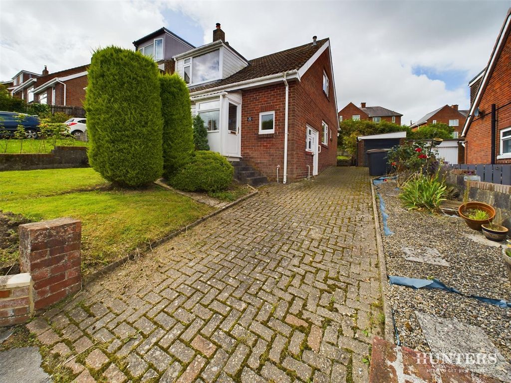 3 bed semi-detached bungalow for sale in The Rise, Consett DH8, £139,950