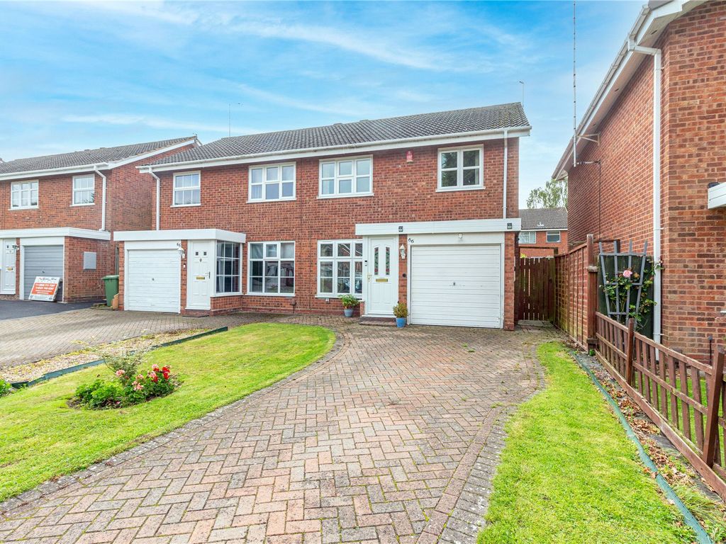 3 bed semi-detached house for sale in Edgmond Close, Redditch, Worcestershire B98, £245,000