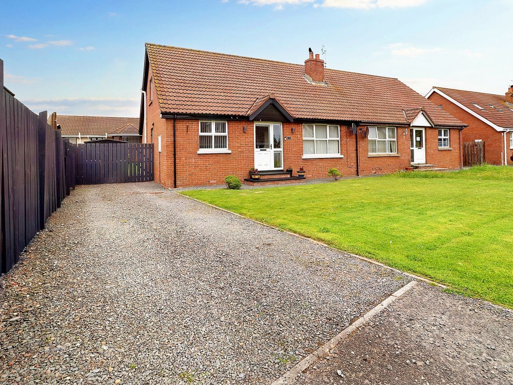 3 bed semi-detached bungalow for sale in 15 Gowland Hollow, Portavogie, Newtownards, County Down BT22, £155,000