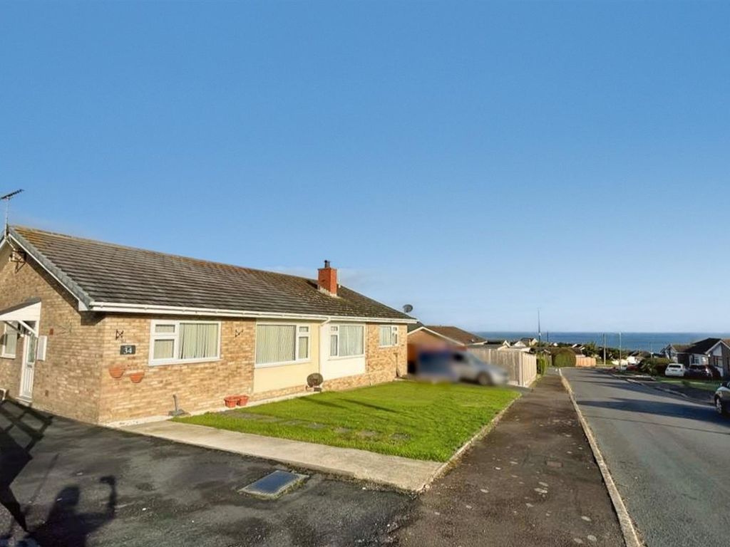 2 bed semi-detached bungalow for sale in Heol Y Graig, Aberporth, Cardigan SA43, £290,000