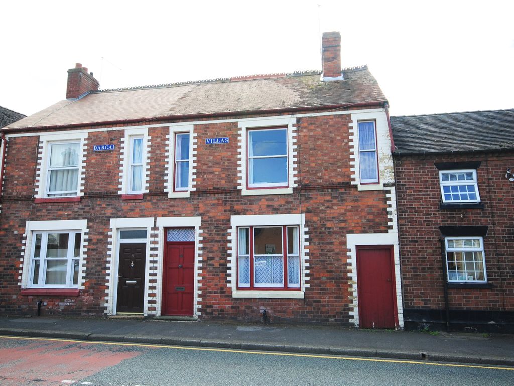 2 bed terraced house for sale in Shrewsbury Road, Market Drayton TF9, £120,000