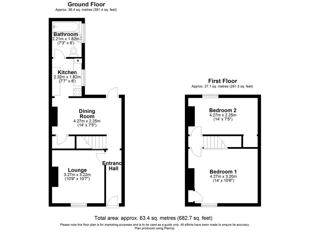 2 bed terraced house for sale in Chapel Street, Cheltenham GL50, £225,000