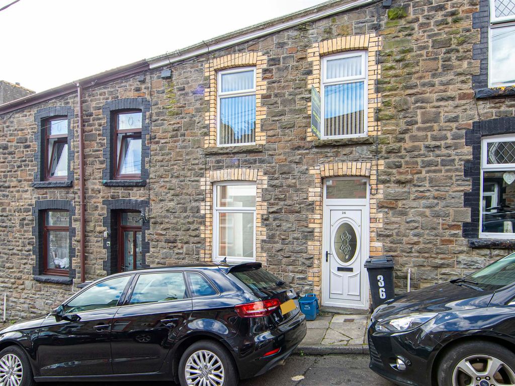 3 bed terraced house for sale in Evan Street, Treharris CF46, £110,000