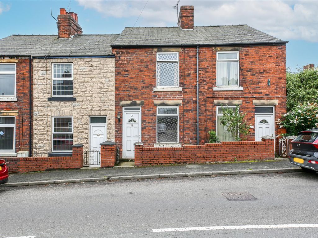 2 bed terraced house for sale in 76 Top Road, Calow, Chesterfield S44, £110,000
