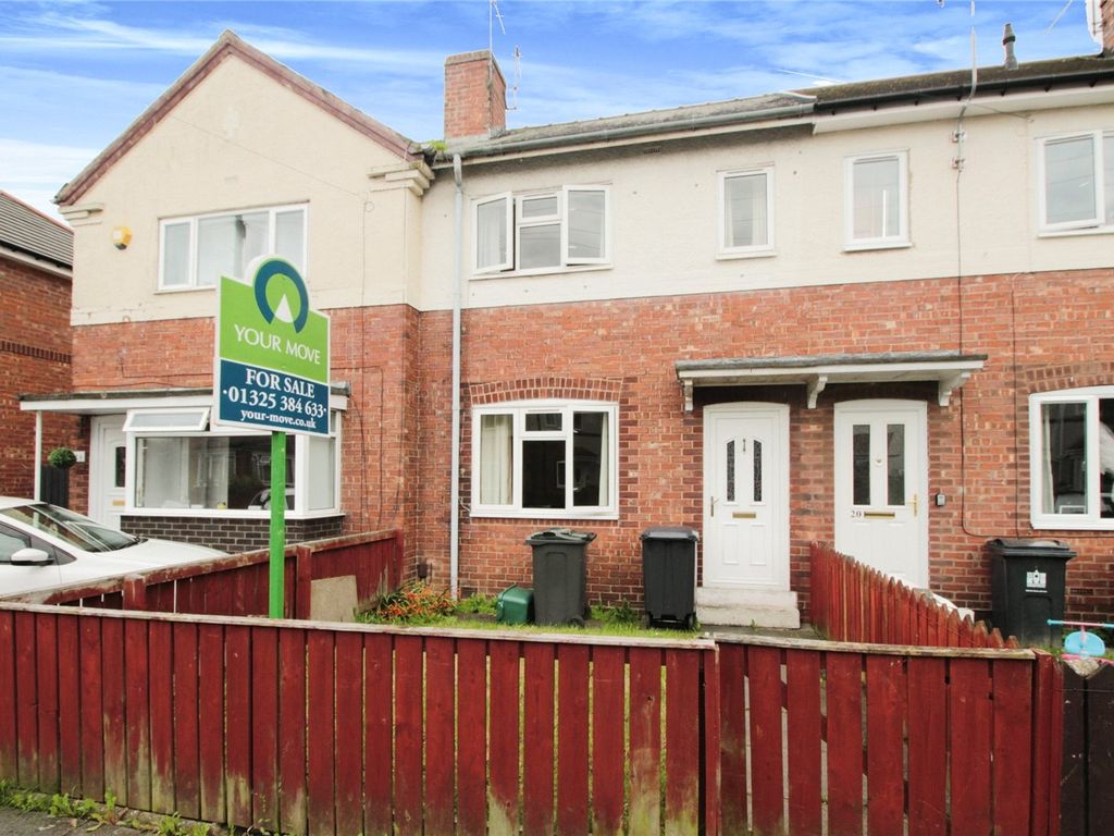 2 bed terraced house for sale in Westminster Road, Darlington DL1, £80,000