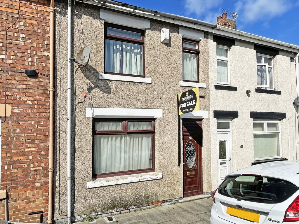 2 bed terraced house for sale in Leamington Parade, Hartlepool TS25, £80,000