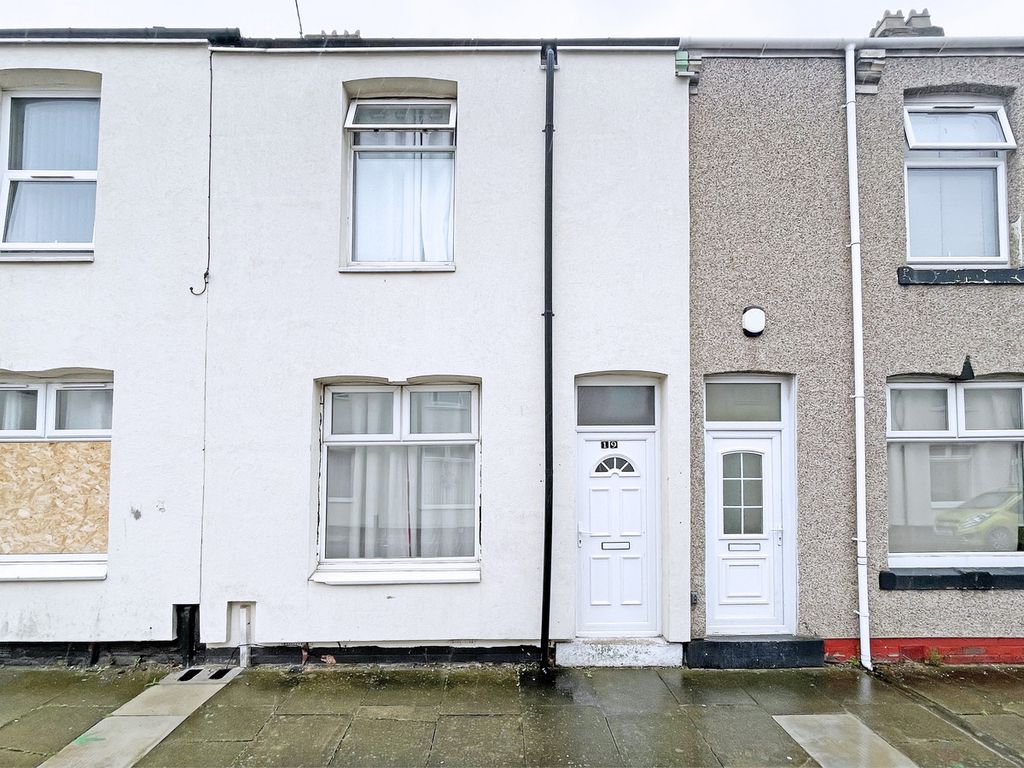 2 bed terraced house for sale in Derby Street, Hartlepool TS25, £49,995