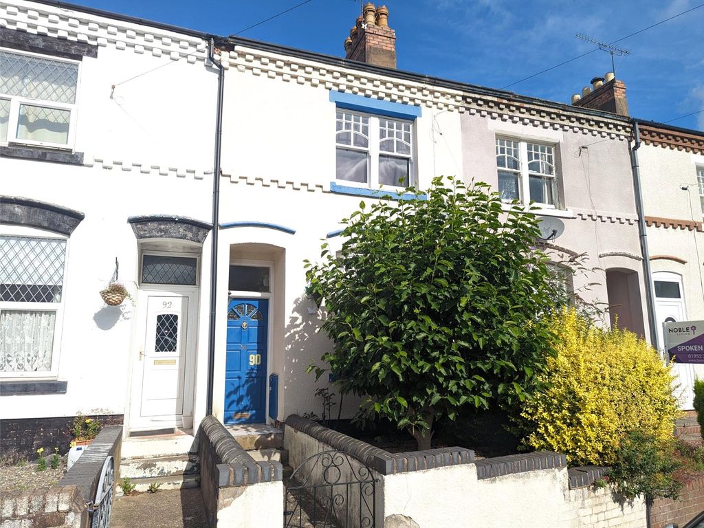 2 bed terraced house for sale in Wrekin Road, Wellington, Telford, Shropshire TF1, £180,000