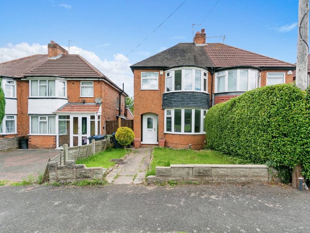 3 bed semi-detached house for sale in Monyhull Hall Road, Birmingham, West Midlands B30, £210,000