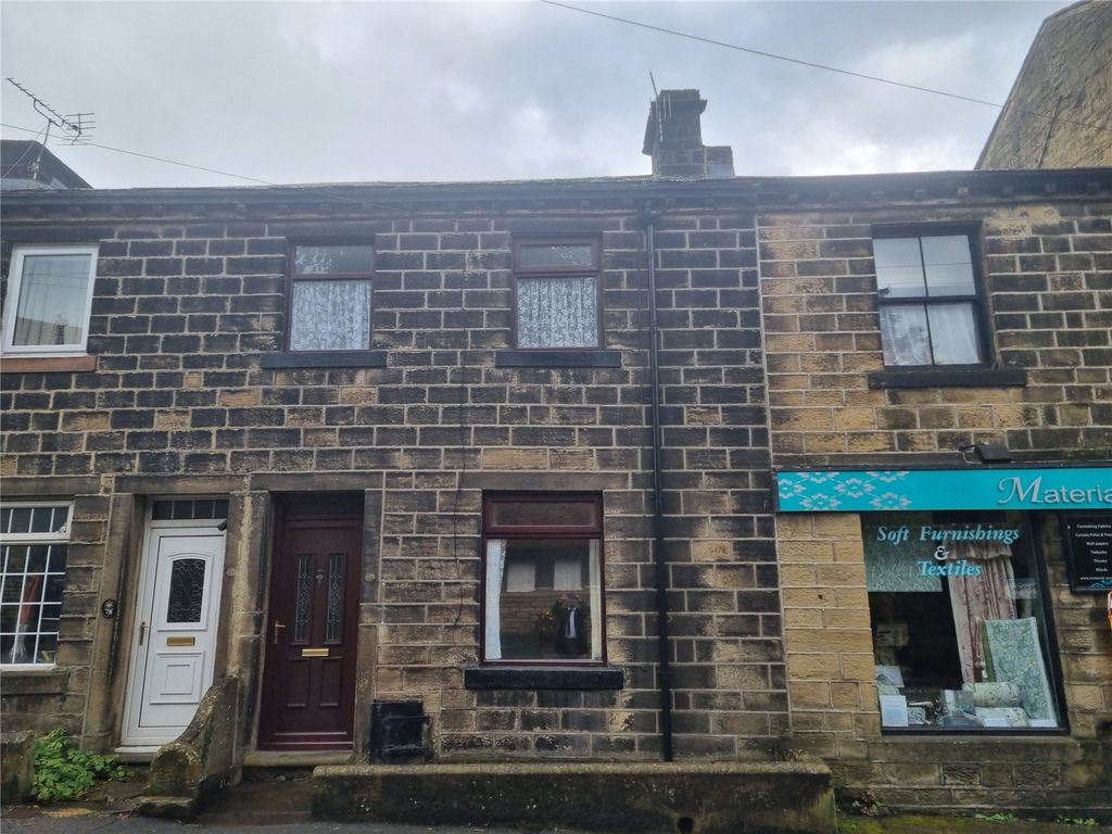 2 bed terraced house for sale in Haworth Road, Cross Roads, Keighley, West Yorkshire BD22, £89,000