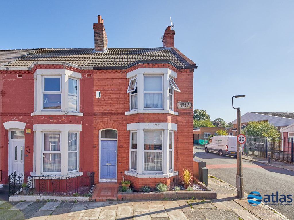 3 bed end terrace house for sale in Lugard Road, Aigburth L17, £280,000