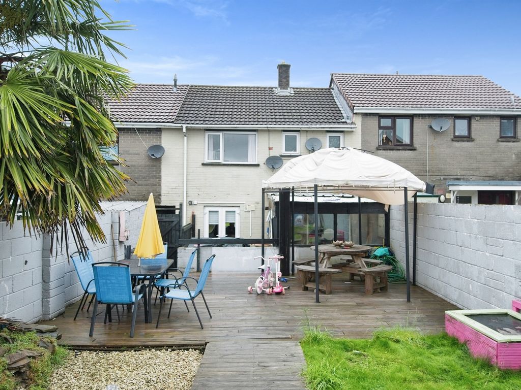 3 bed terraced house for sale in Ty Llwyd Walk, Aberbargoed, Bargoed CF81, £130,000