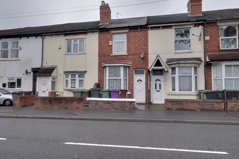 2 bed terraced house for sale in Bushbury Road, Wolverhampton, West Midlands WV10, £125,000