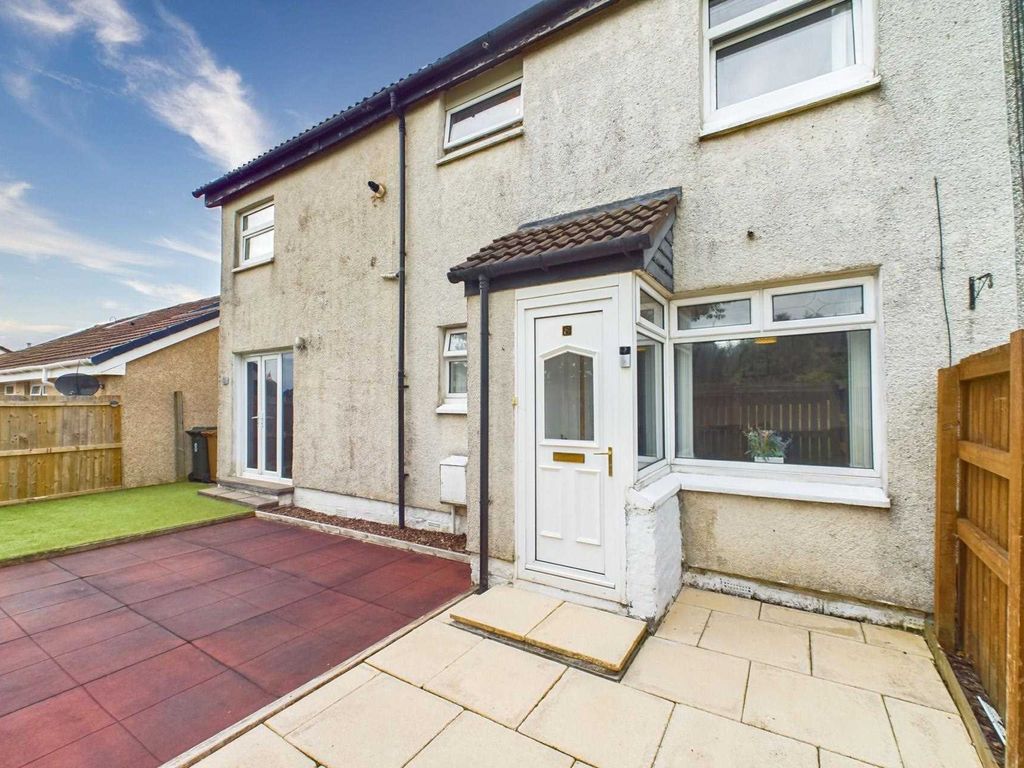 2 bed end terrace house for sale in Greenfield Quadrant, Motherwell ML1, £85,000