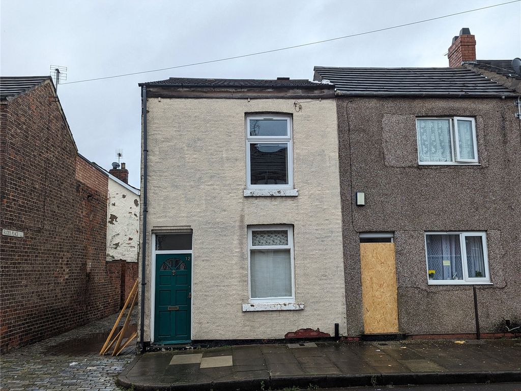 2 bed end terrace house for sale in Oliver Street, Middlesbrough, North Yorkshire TS5, £60,000
