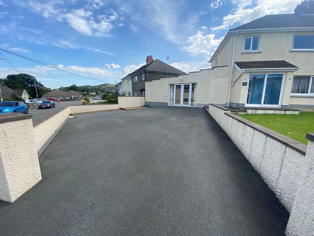3 bed semi-detached house for sale in Heol Y Gaer, Llanybydder SA40, £174,950