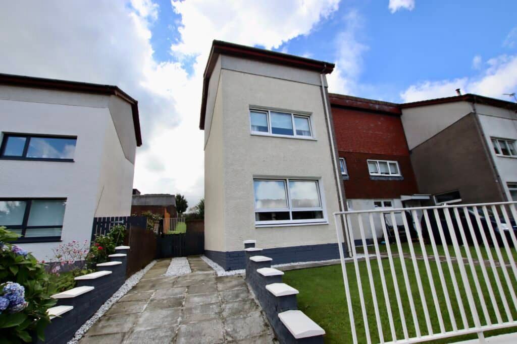 2 bed semi-detached house for sale in Queens Crescent, Chapelhall, Airdrie ML6, £99,999