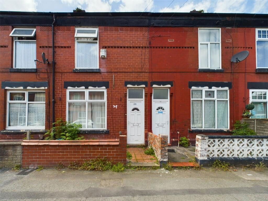 2 bed terraced house for sale in Audley Road, Manchester M19, £180,000