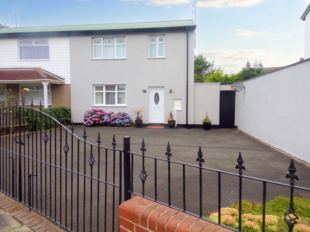 3 bed semi-detached house for sale in Trevelyan Avenue, Blyth NE24, £110,000