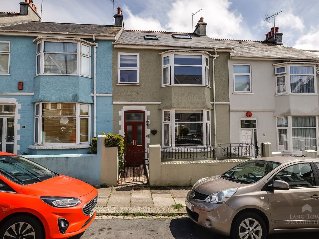 4 bed terraced house for sale in Torr View Avenue, Peverell, Plymouth. PL3, £315,000