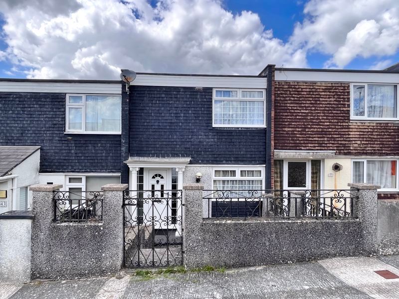 2 bed terraced house for sale in Lizard Walk, Plymouth PL6, £140,000
