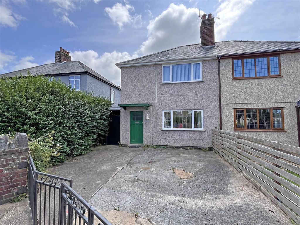 2 bed semi-detached house for sale in Bryn Marl Road, Mochdre, Colwyn Bay LL28, £140,000