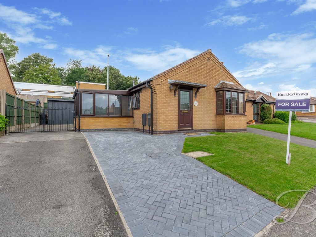 2 bed detached bungalow for sale in Fox Croft, Tibshelf, Alfreton DE55, £240,000