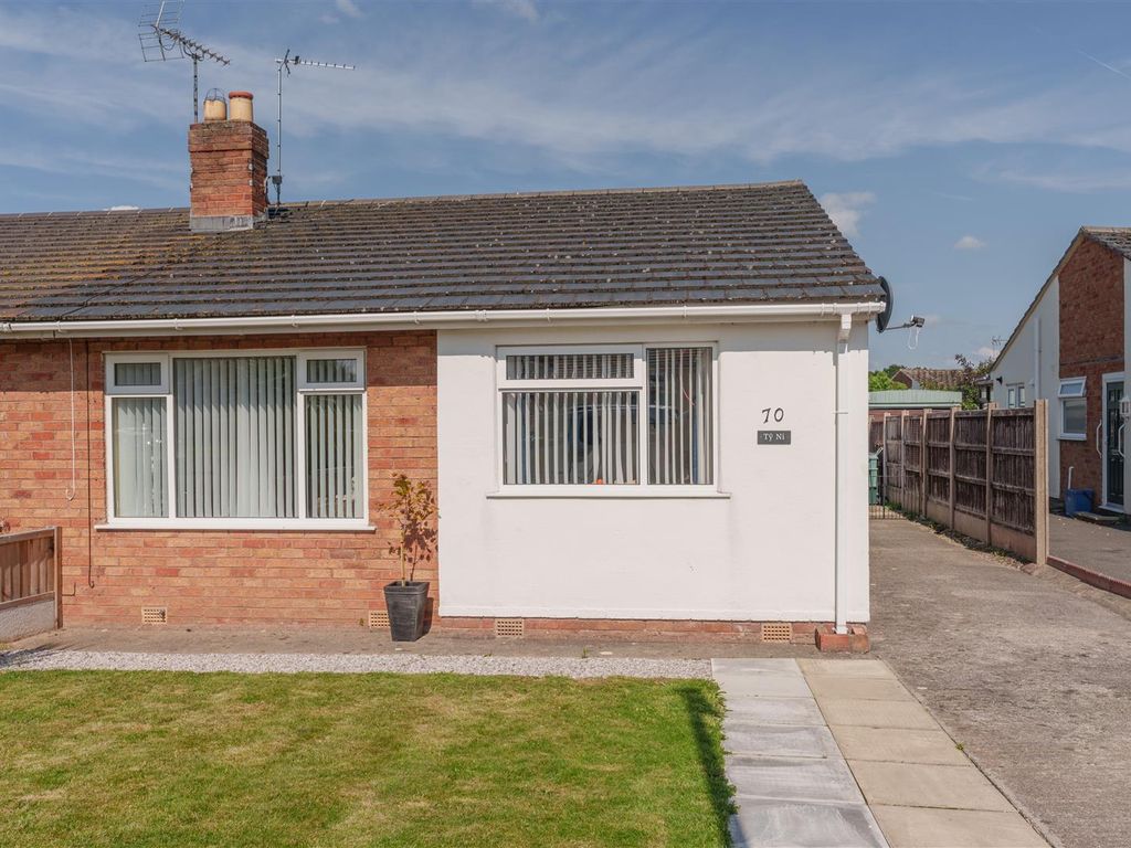 2 bed semi-detached bungalow for sale in St. Davids Road, Abergele, Conwy LL22, £195,000