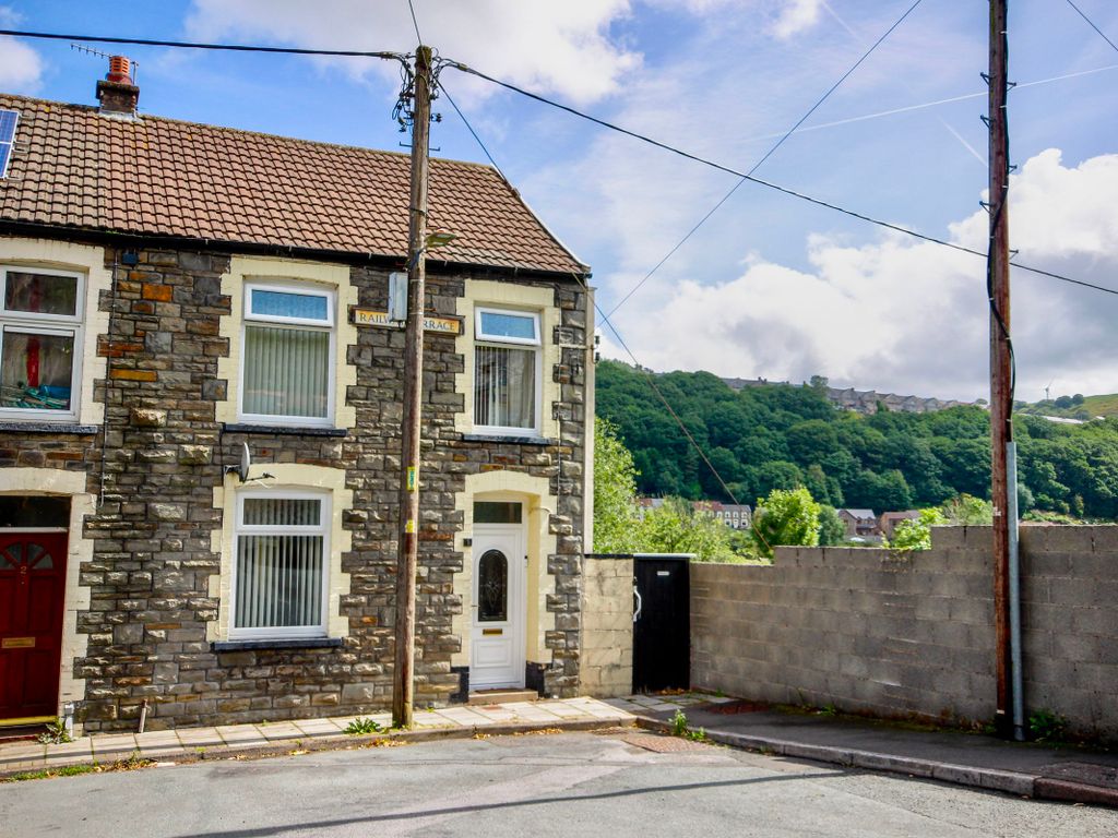 3 bed terraced house for sale in Railway Terrace, Tirphil, New Tredegar NP24, £99,950