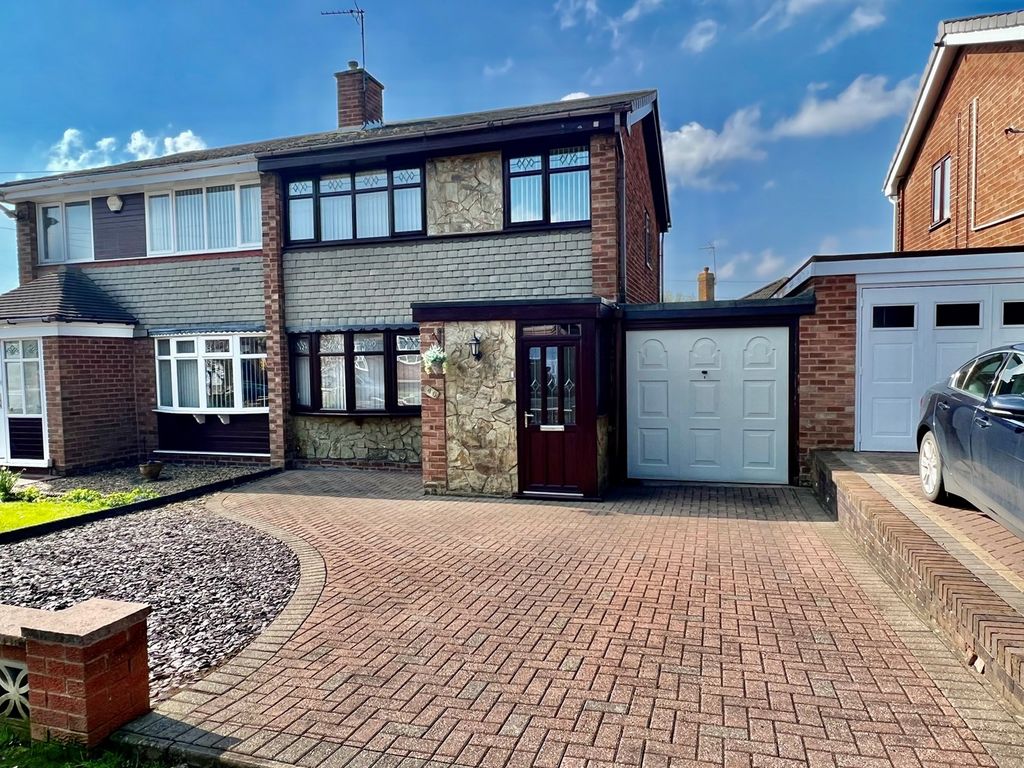 3 bed semi-detached house for sale in Shardlow Road, Wednesfield, Wolverhampton WV11, £239,500