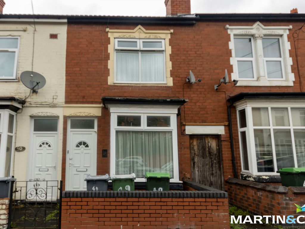 2 bed terraced house for sale in Reginald Road, Smethwick B67, £180,000