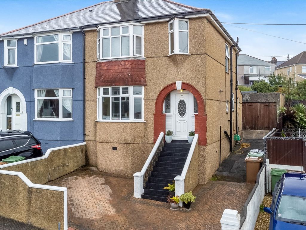 3 bed semi-detached house for sale in Elwick Gardens, Plymouth PL3, £265,000
