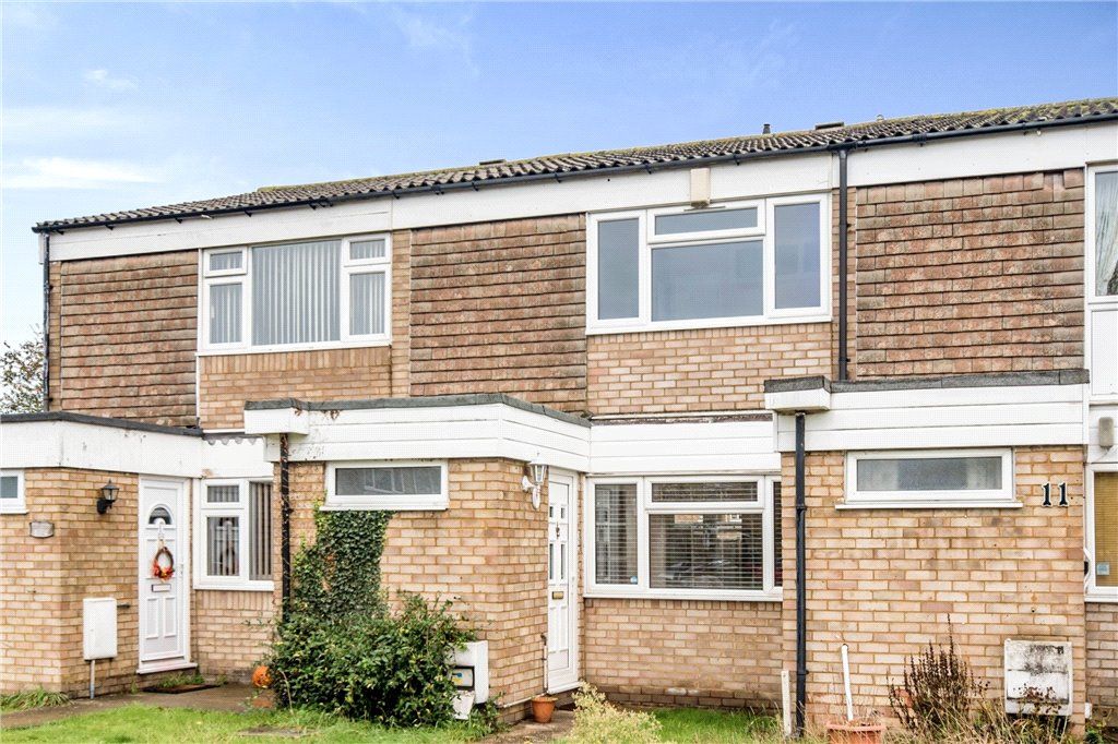 3 bed terraced house for sale in Morgans Close, Wilstead, Bedford MK45, £300,000