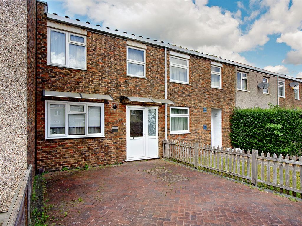 3 bed terraced house for sale in Coltsfoot Path, Harold Hill, Romford RM3, £290,000