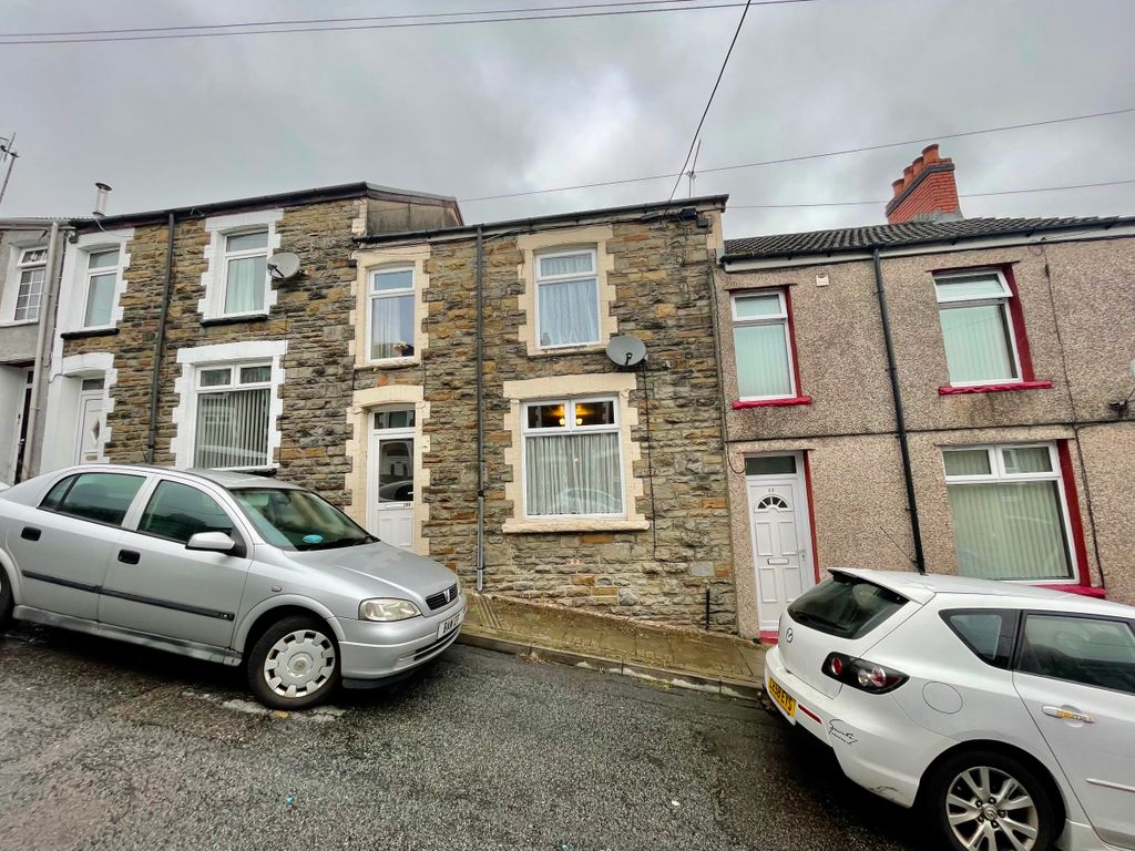 3 bed terraced house for sale in Greenfield Street, Pontlottyn, Bargoed CF81, £95,000