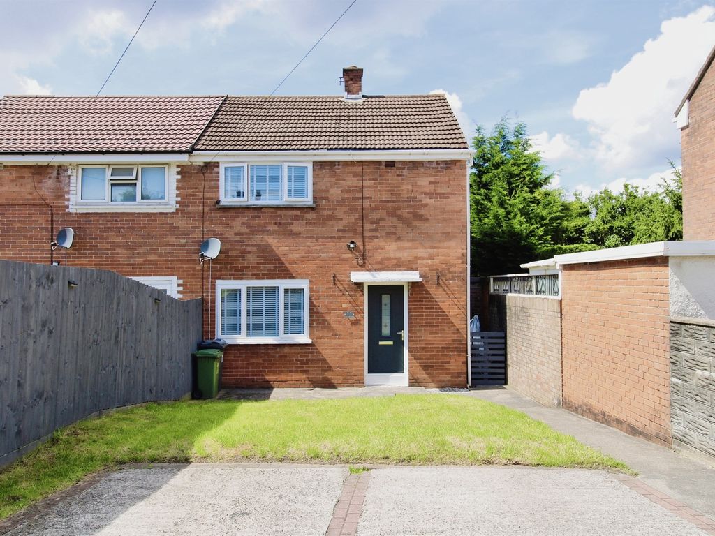 2 bed semi-detached house for sale in Woolacombe Avenue, Llanrumney, Cardiff CF3, £210,000