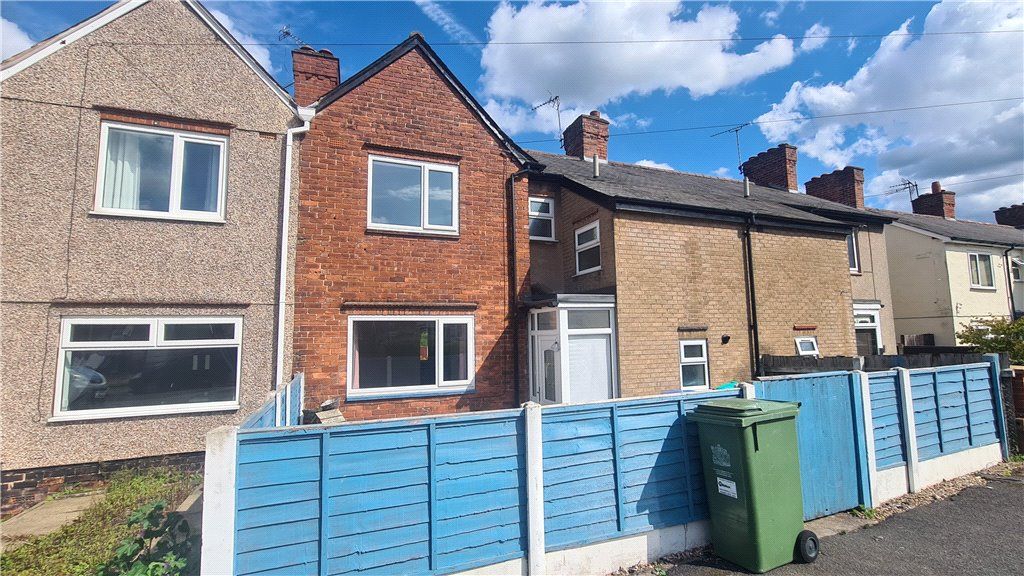 3 bed terraced house for sale in Hatfield Avenue, Meden Vale, Mansfield NG20, £120,000