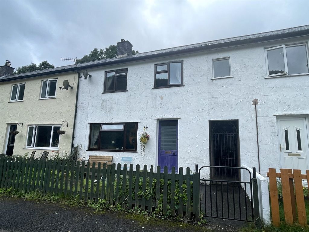 3 bed terraced house for sale in Maes Y Llan, Corris, Machynlleth, Gwynedd SY20, £136,000