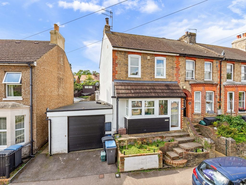 3 bed end terrace house for sale in River Street, River, Dover CT17, £325,000