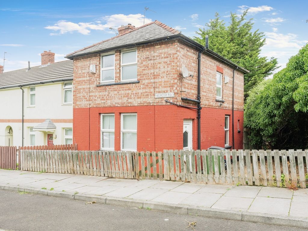 3 bed end terrace house for sale in Mercer Road, Prenton CH43, £95,000