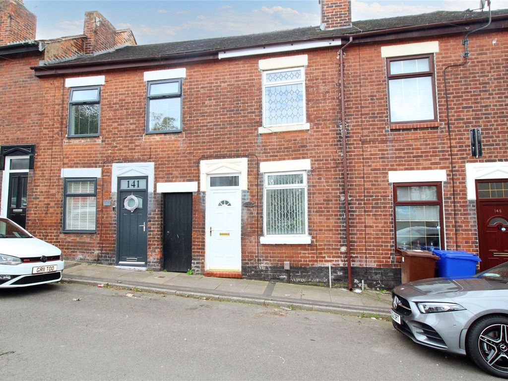 3 bed terraced house for sale in Edgefield Road, Longton, Stoke On Trent, Staffordshire ST3, £110,000