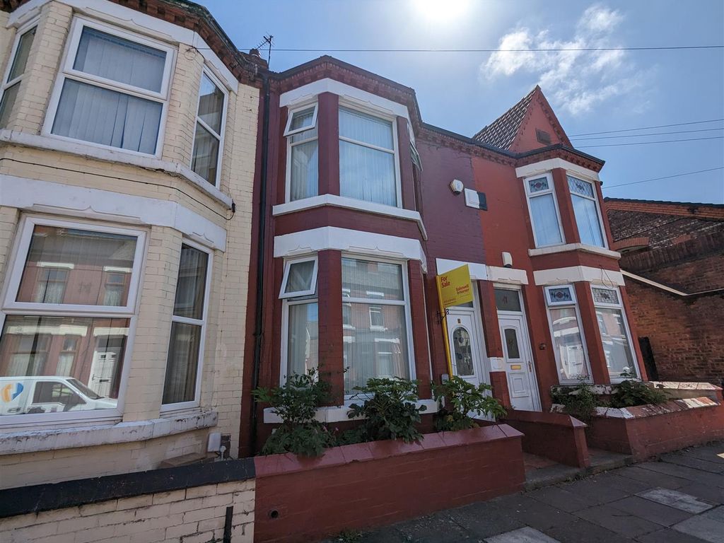 3 bed terraced house for sale in Evelyn Road, Wallasey CH44, £115,000