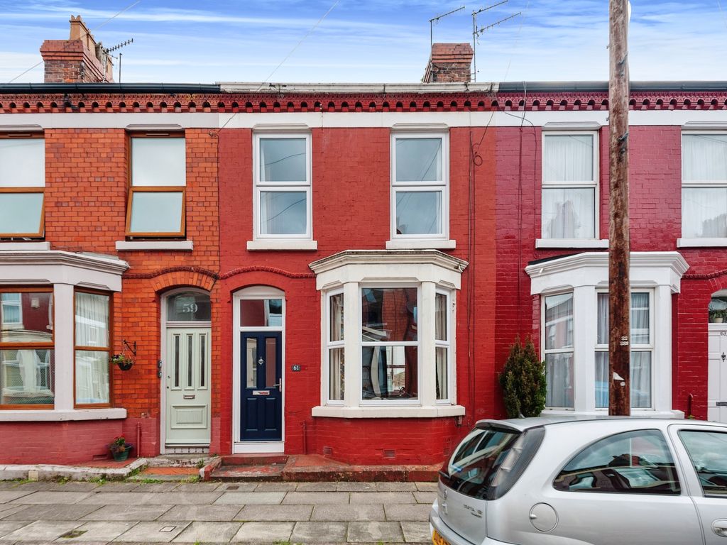 3 bed terraced house for sale in Rosslyn Street, Liverpool, Merseyside L17, £260,000