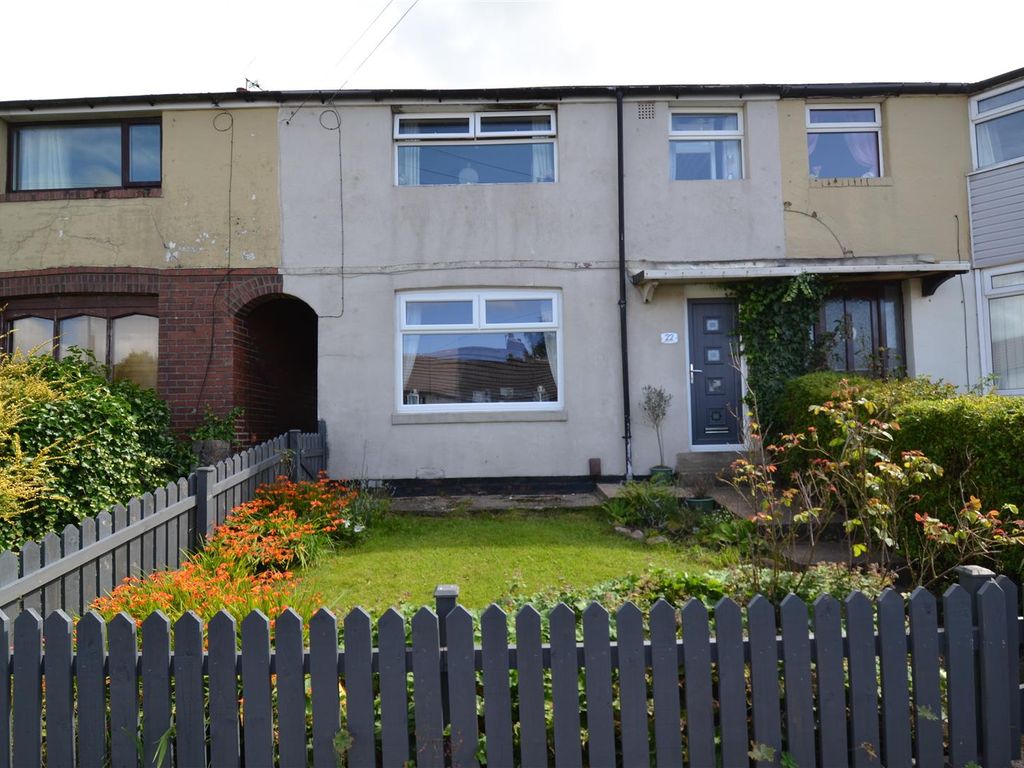 3 bed terraced house for sale in Hazelhurst Grove, Queensbury, Bradford BD13, £134,950